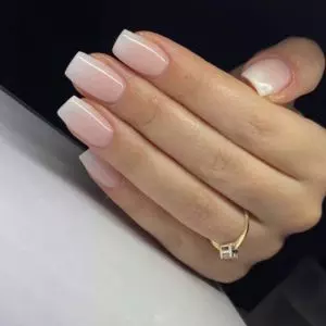 Modelos de Unhas Francesinhas Ombre