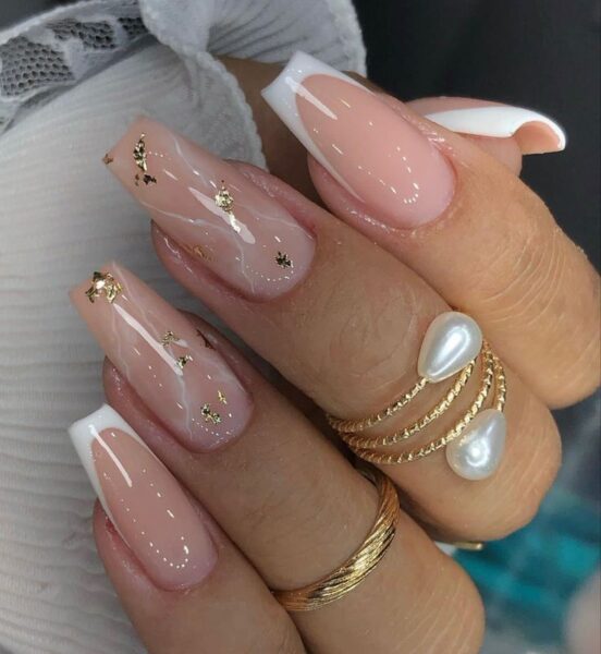 Unhas Francesinhas Com Glitter