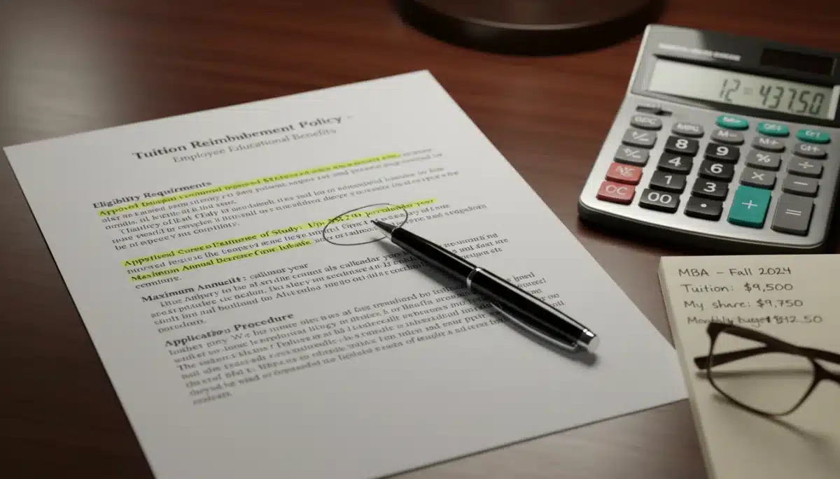 Reviewing tuition reimbursement policies for eligibility and maximizing benefits.