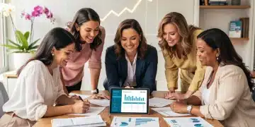 Empowered women collaborating on financial planning for debt reduction
