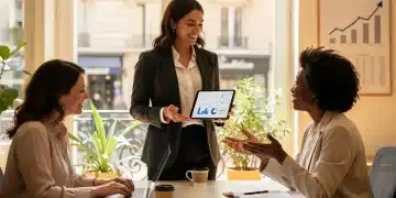Femmes entrepreneures françaises collaborant, symbolisant le succès grâce au micro-crédit en 2026.