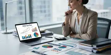 Mulher planejando finanças diante da Reforma Tributária 2026