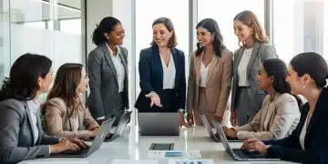 Breaking: 10% Rise in Women-Owned Businesses in 6 Months Diverse women entrepreneurs collaborating in a modern office, representing the growth of women-owned businesses.