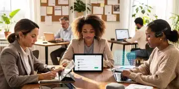 Online Degree Programs 2026: Accreditation & Career Outcomes Adult women studying online with laptops and tablets in a modern home office