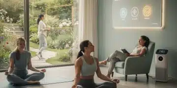 Optimiser la Santé Mentale Féminine en 2026 : Stratégies Clés Groupe diversifié de femmes pratiquant le bien-être mental, méditation et yoga, dans un cadre serein et moderne, symbolisant la santé mentale féminine en 2026.