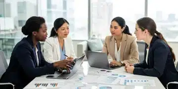 Smart Investing for Women in 2026: High-Growth Portfolio Solutions Women discussing smart investment strategies for high-growth sectors in 2026.